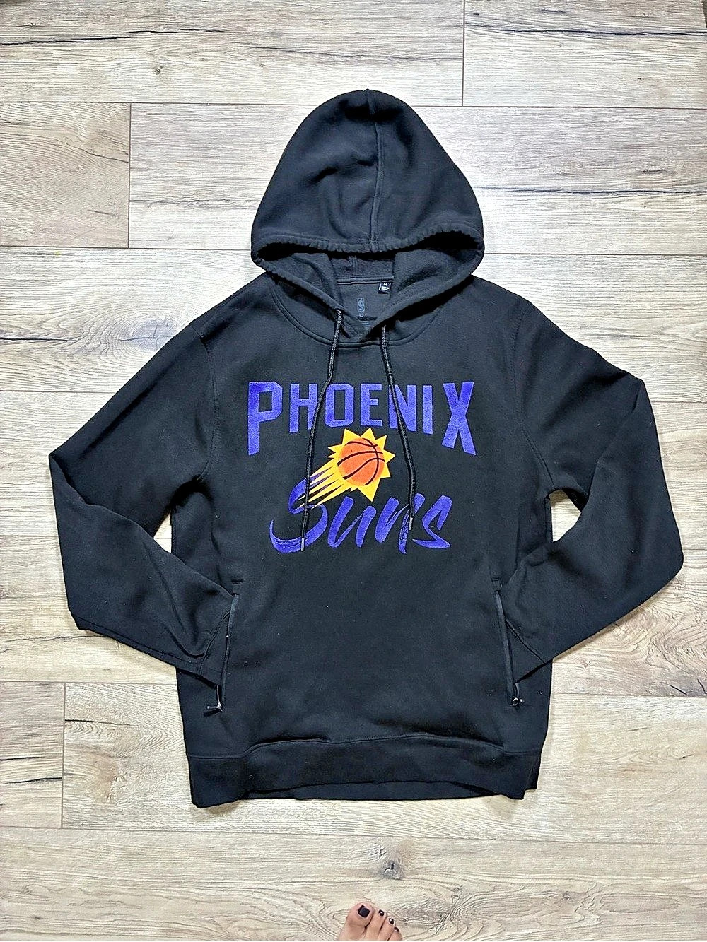 Phoenix Suns NBA Black Graphic Hoodie Men’s Medium Basketball